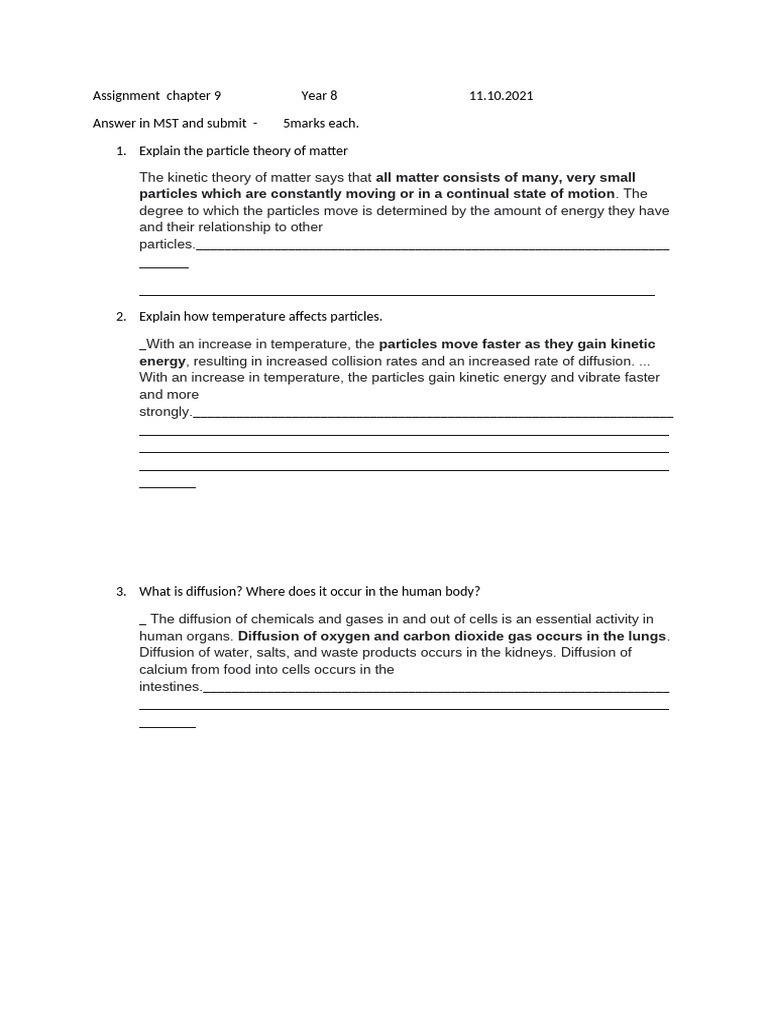 Assignment 3 Chapter 9 | PDF