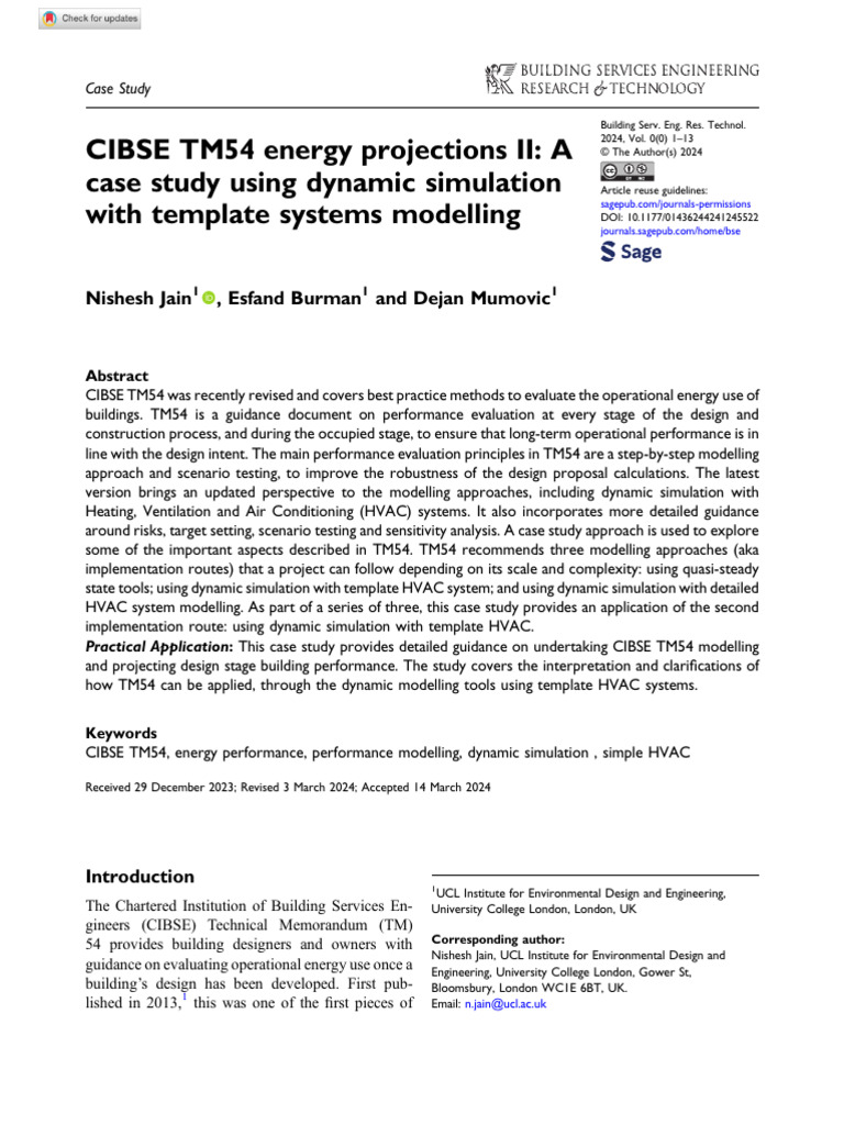 TM54 Energy Modelling Case Study | PDF | Sensitivity Analysis | Risk
