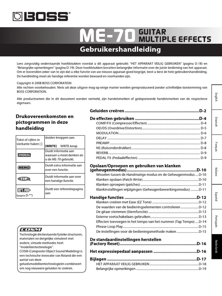 ME-70 NL | PDF