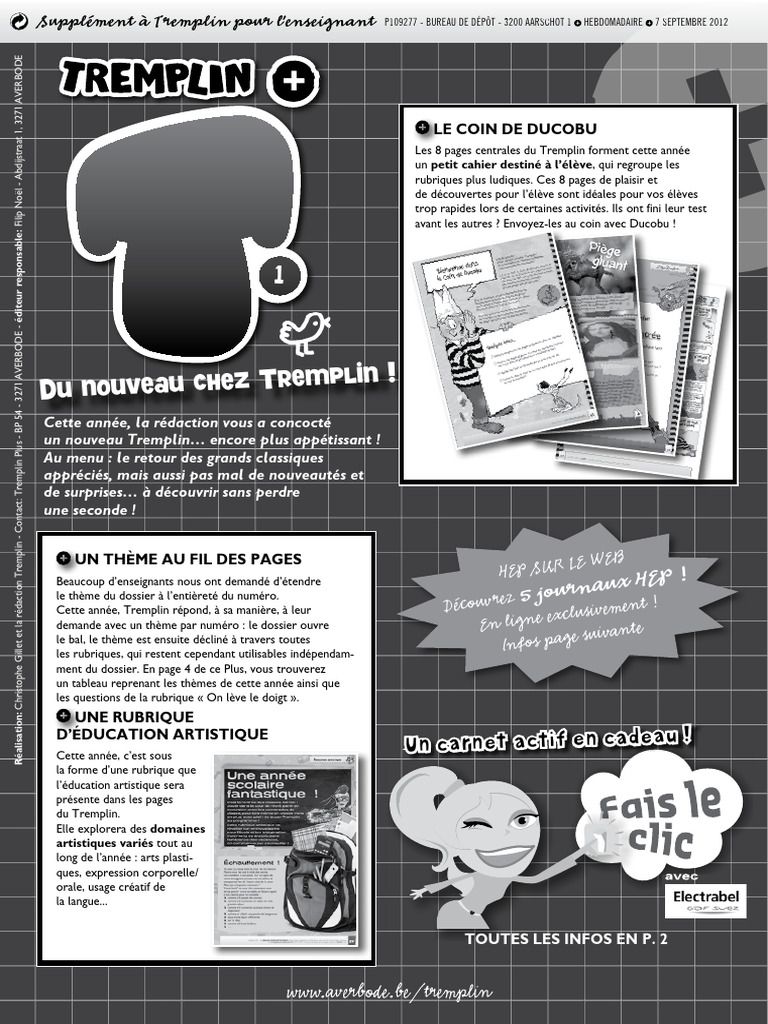 Nouveautés du Tremplin Averbode 2023 | PDF | Masse | la communication