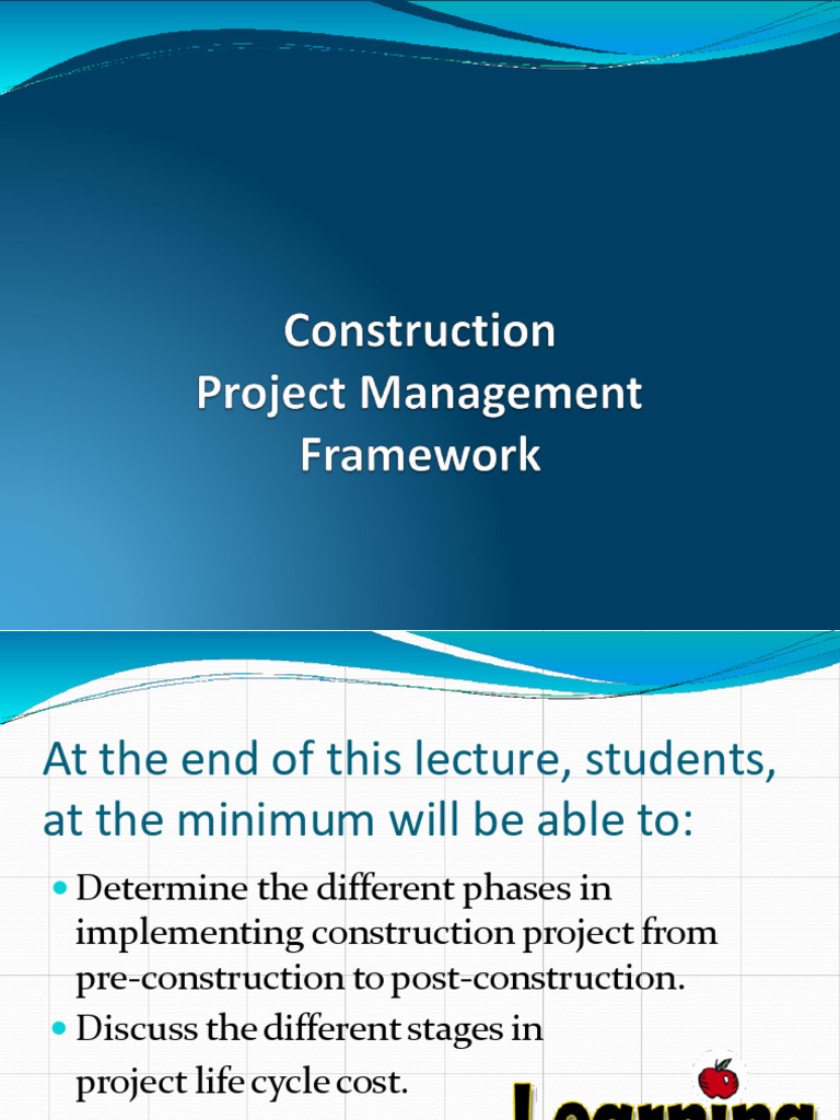 LEC3_Construction Project Management Framework | PDF | Project ...