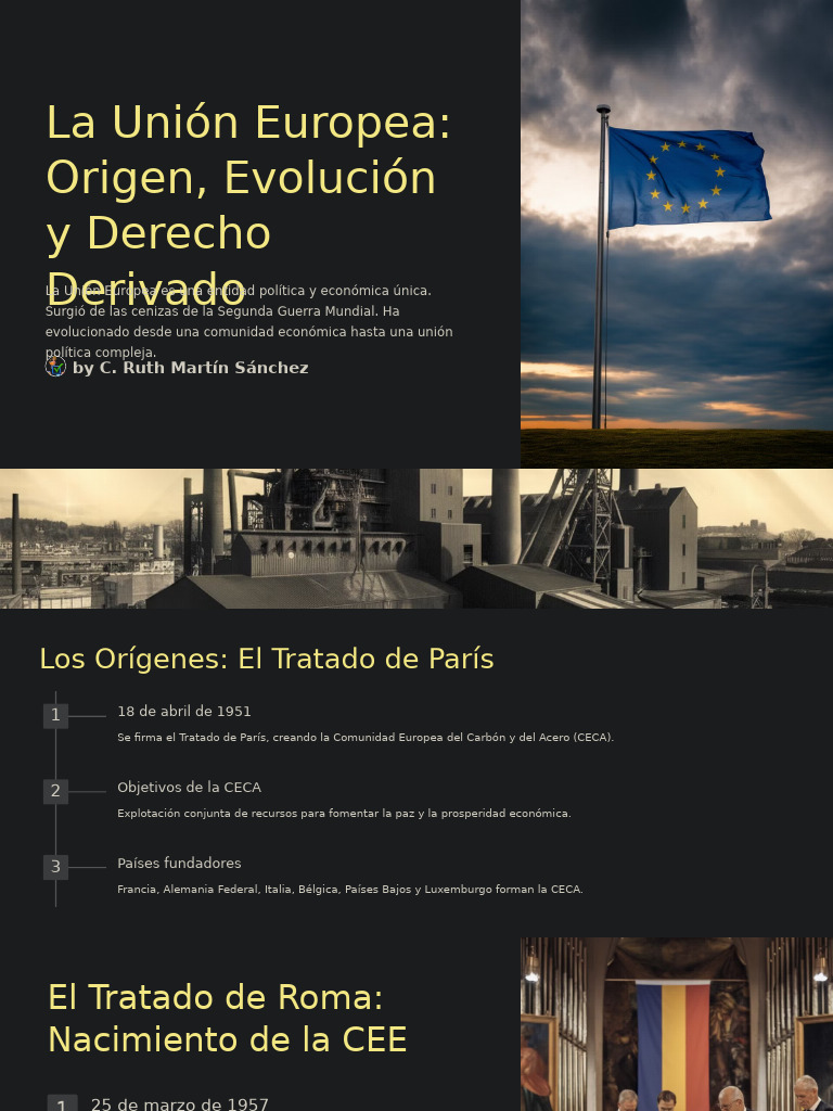 Historia y Estructura de la Unión Europea | PDF | Comunidad Económica ...