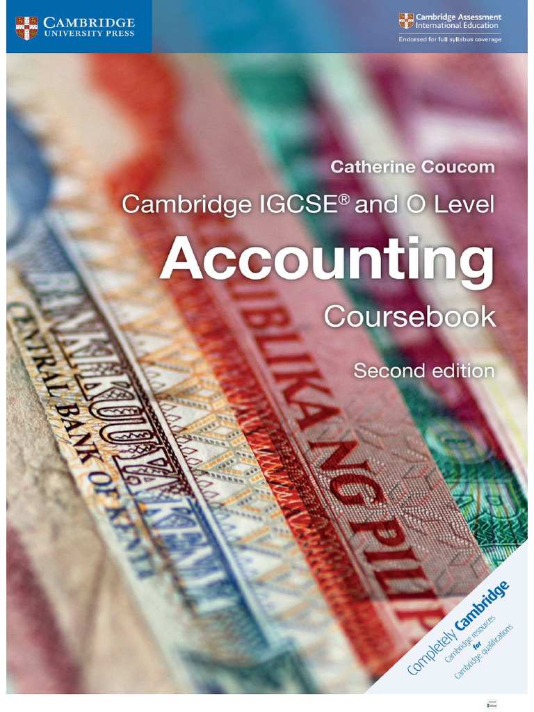 Cambridge IGCSE Accounting Coursebook | PDF