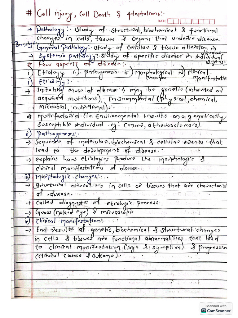 Pathology Note | PDF