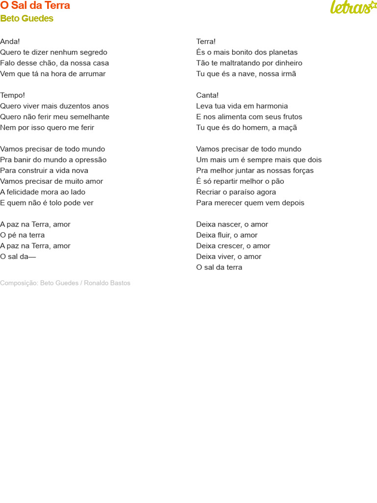 Letra de 