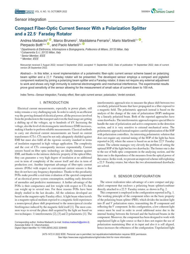 04 - Compact - Fiber-Optic - Current - Sensor - With - A - Polarization ...