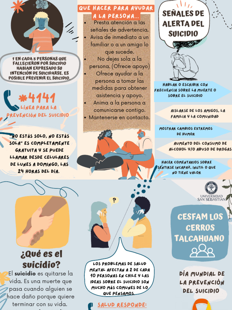 Prevención del Suicidio en Chile 4141 | PDF | Suicidio | Salud mental