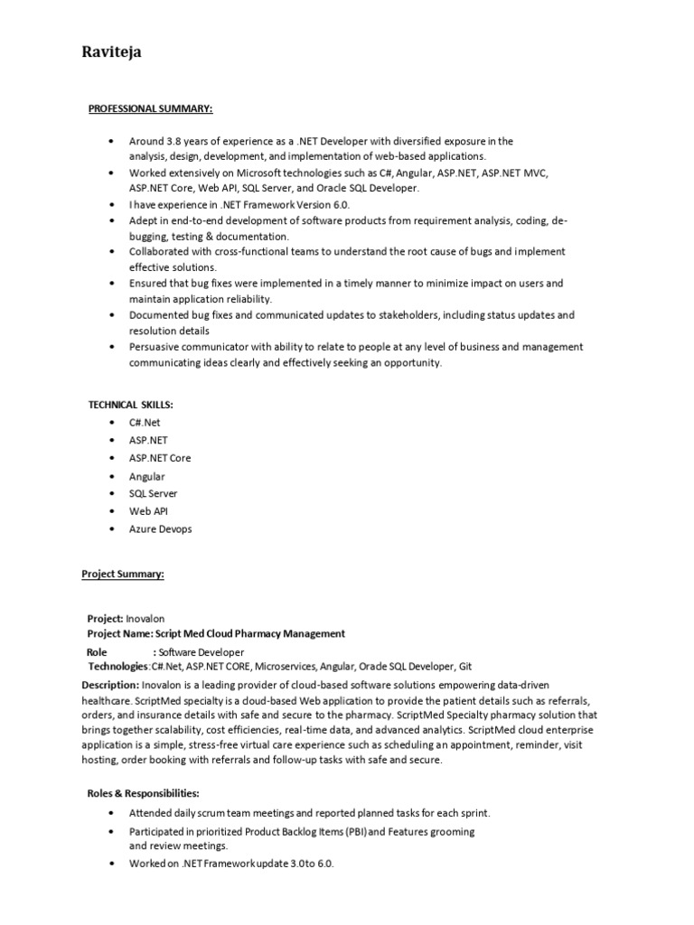 .NET Developer with Cloud Expertise | PDF | Cloud Computing | Systems ...