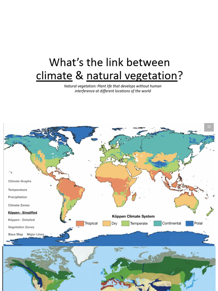 Climate's Impact on Natural Vegetation | PDF | Greenhouse Effect ...
