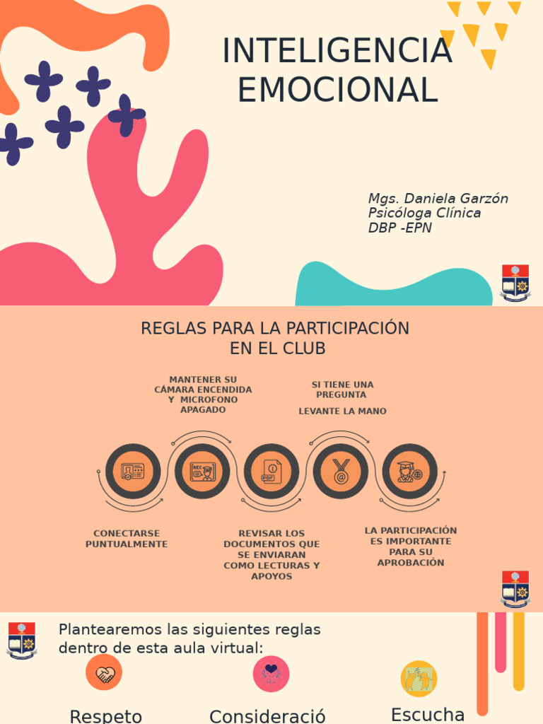 Reglas y Actividades de Inteligencia Emocional | PDF | Las emociones ...
