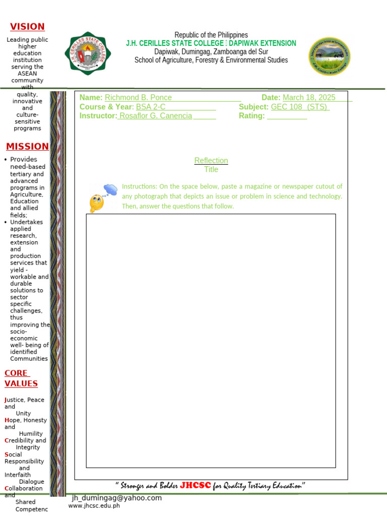 BSA 2C Activity Format | PDF