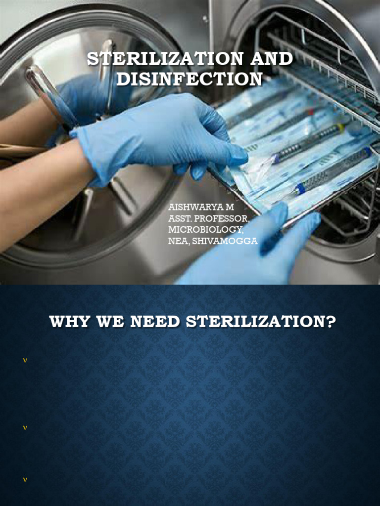 Sterilization and Disinfection Methods | PDF | Sterilization ...