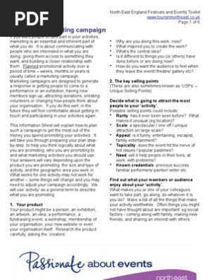 Planning a Marketing Campaign - NE Tcm40-158992