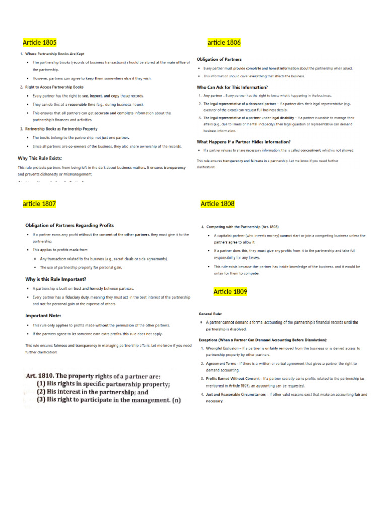 Article 1805 Law | PDF