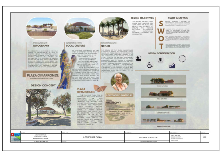 Proposed Plaza Design Concept Analysis | PDF