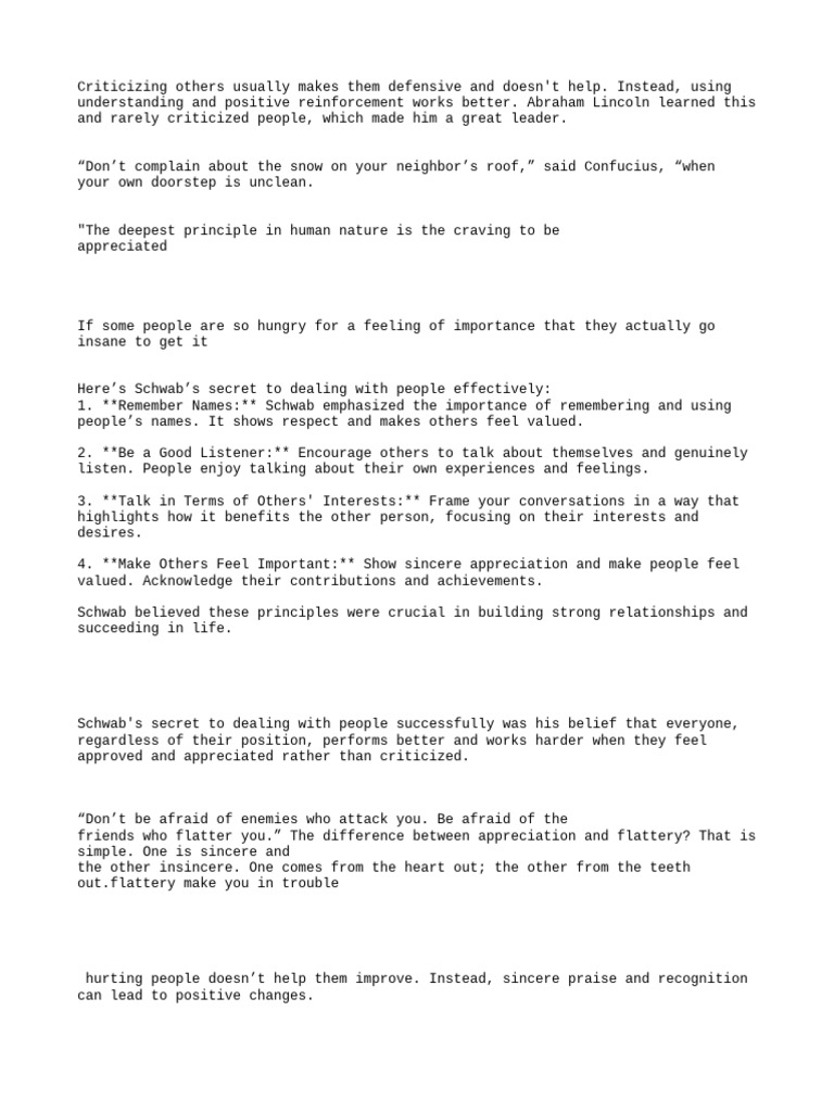 Effective Communication for Better Relationships | PDF