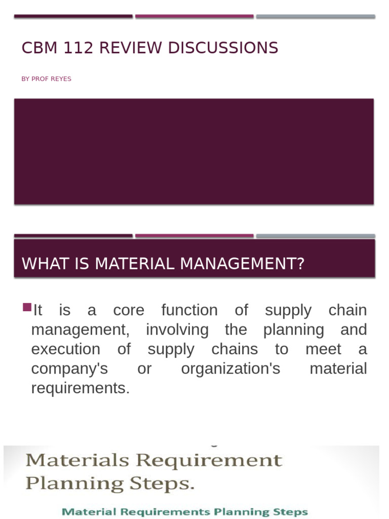 CBM 112 2nd Exam Discussions | PDF | Business | Business Process
