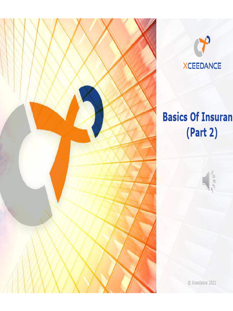 Basics of Insurance (Part 2) - Voiceover | PDF | Insurance | Reinsurance