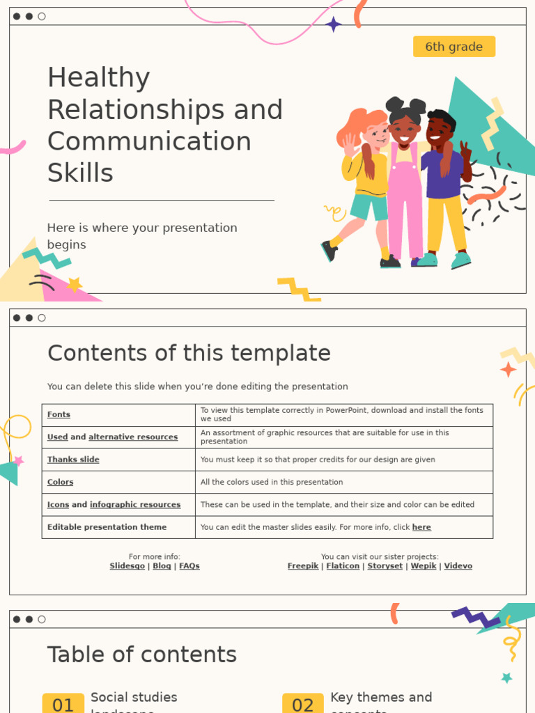 6th Grade Healthy Relationships Guide | PDF | Critical Thinking ...