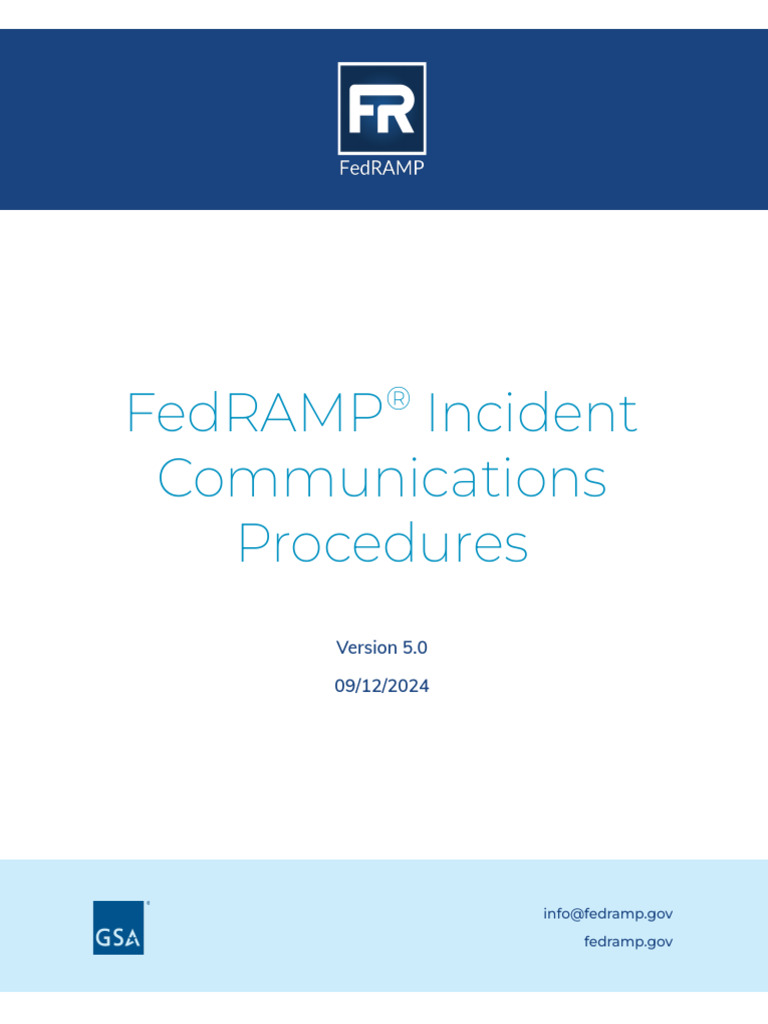 CSP Incident Communications Procedures | PDF | Information Security ...