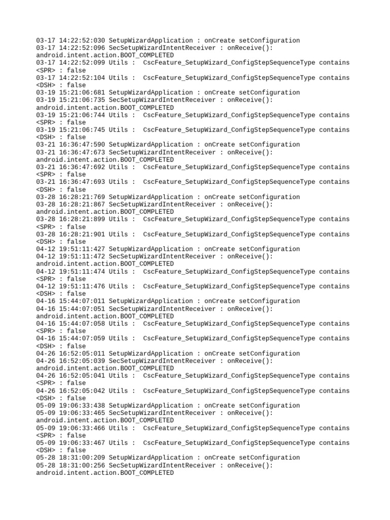Setup Wizard Application Logs | PDF | Software | Software Engineering