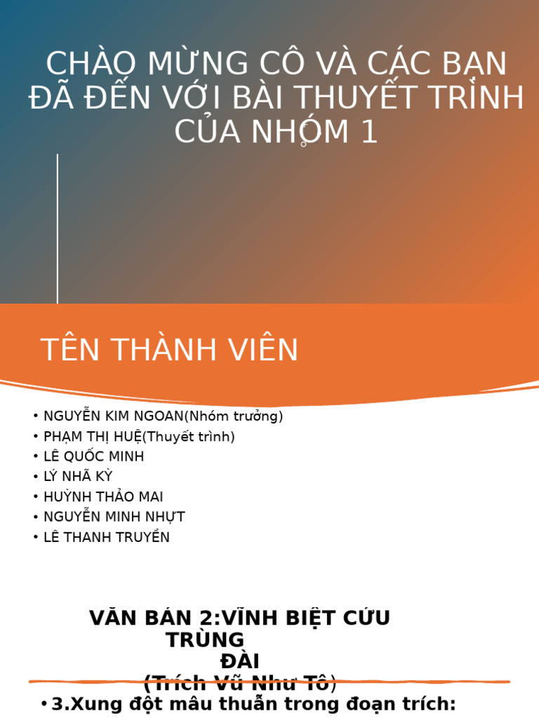 Chào Mừng Cô Và Các Bạn Đã Đến | PDF