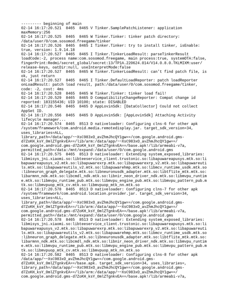 Tinker Patch Load Failure Report | PDF | Java (Programming Language ...