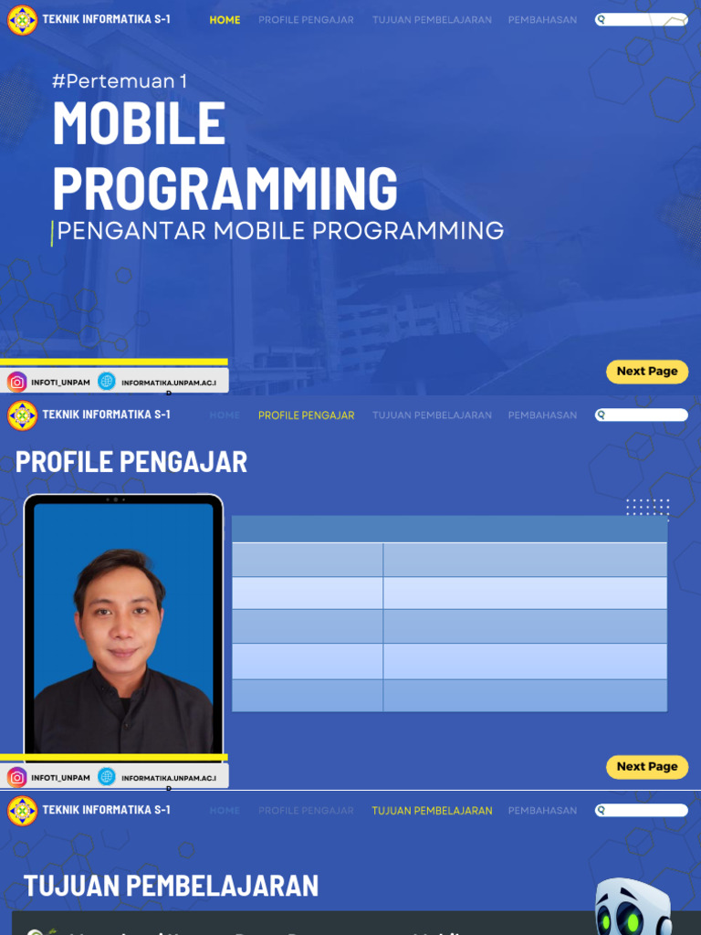 Mobile Programming Pert 1 | PDF
