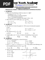 Grade 11 Maths Unit 2: Rational Functions | PDF | Asymptote | Polynomial
