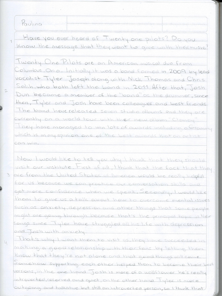 Writing Task 4 | PDF