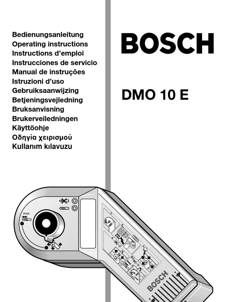 Bosch DMO 10 E | PDF