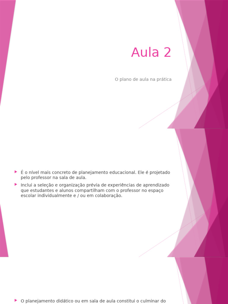 Aula 2 | PDF | Lição | Aprendizado
