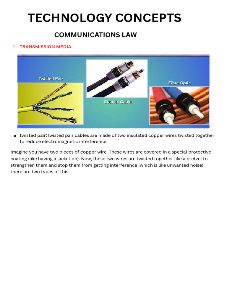 Understanding Communication Technologies | PDF | Computer Network ...