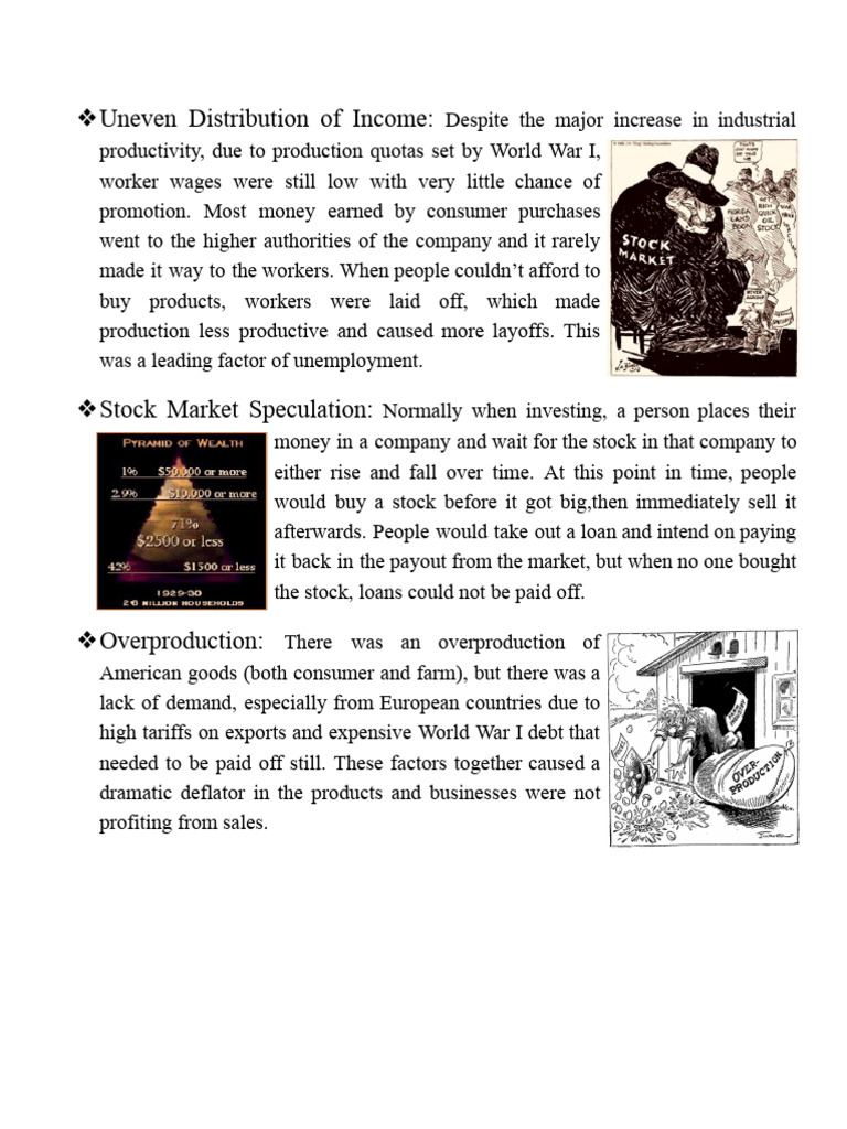 The Great Depresso and The New Deal Projecto | PDF | New Deal ...