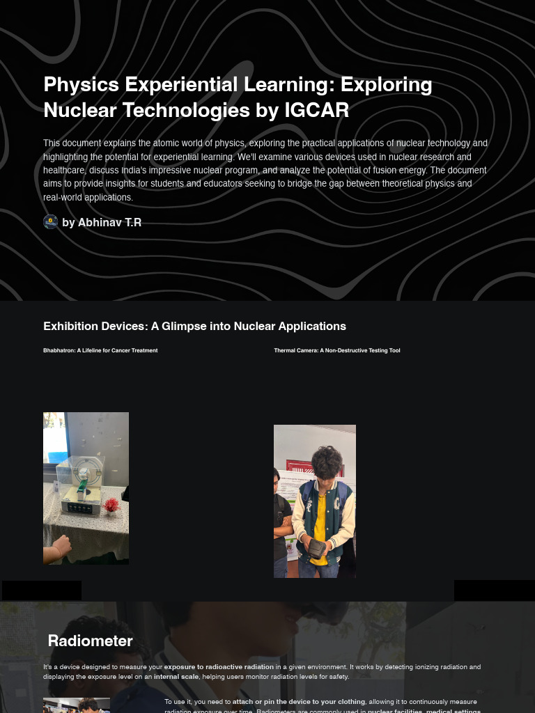 Physics El - Abhinav (24rvigcp02) | PDF | Nuclear Reactor | Nuclear Power