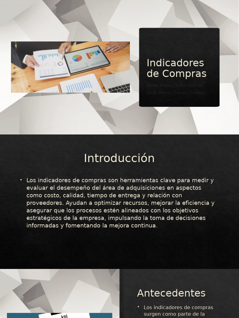 Indicadores Clave de Compras Empresariales | PDF | Business | Calidad ...