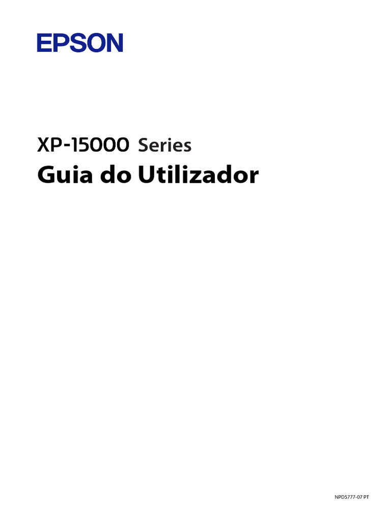 Manual Epson XP15000 | PDF | Rede de computadores | Impressora ...
