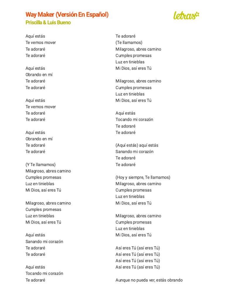 Letra de 
