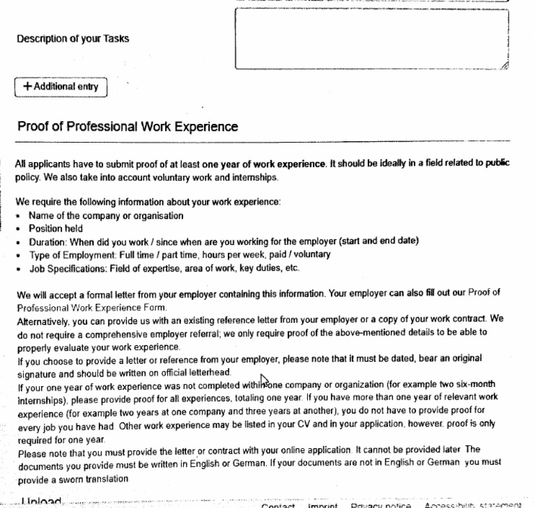 Work Experience | PDF