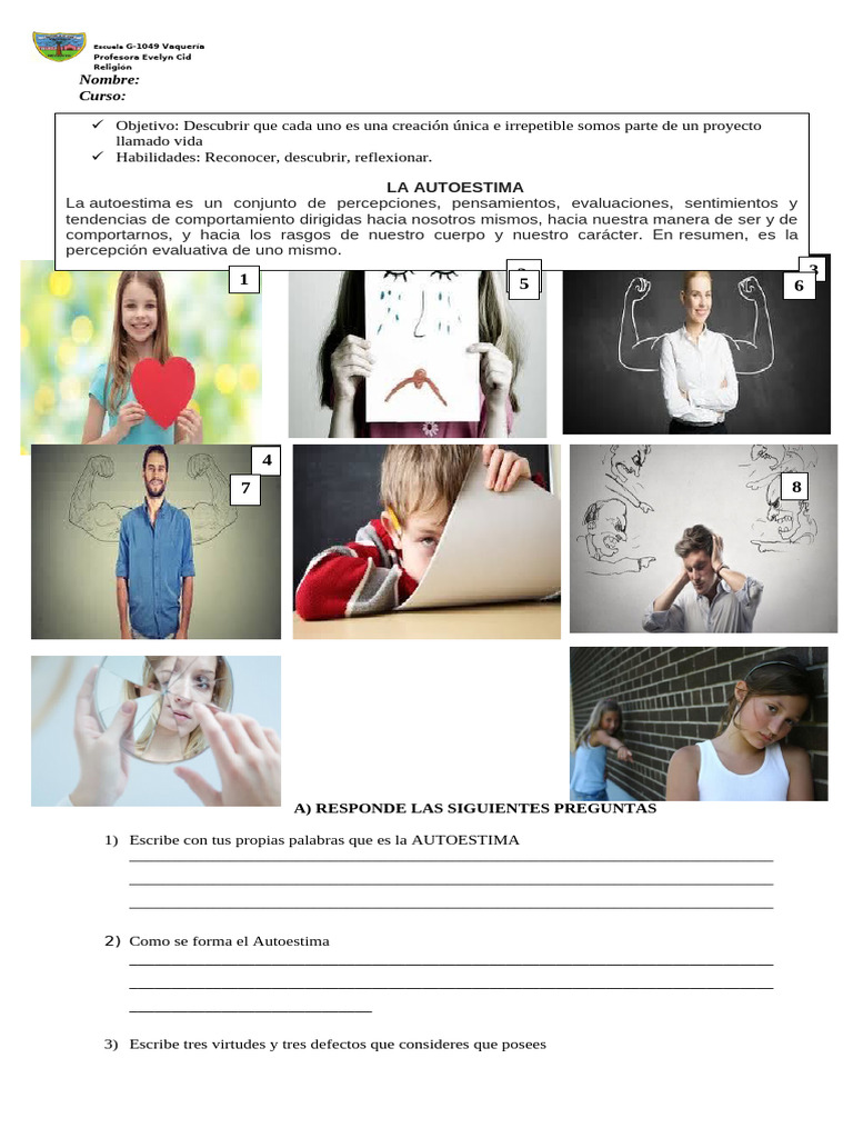 Tres virtudes y defectos personales | PDF | Conceptos psicologicos ...