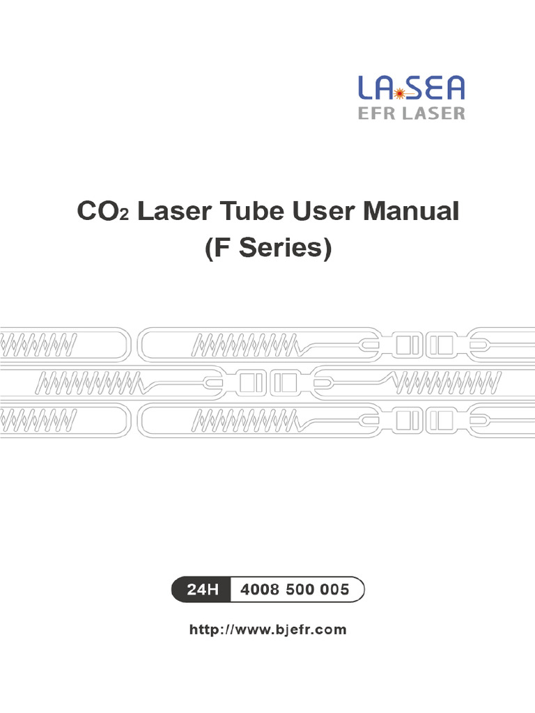 CO2 Laser Tube User Manual F Series | PDF