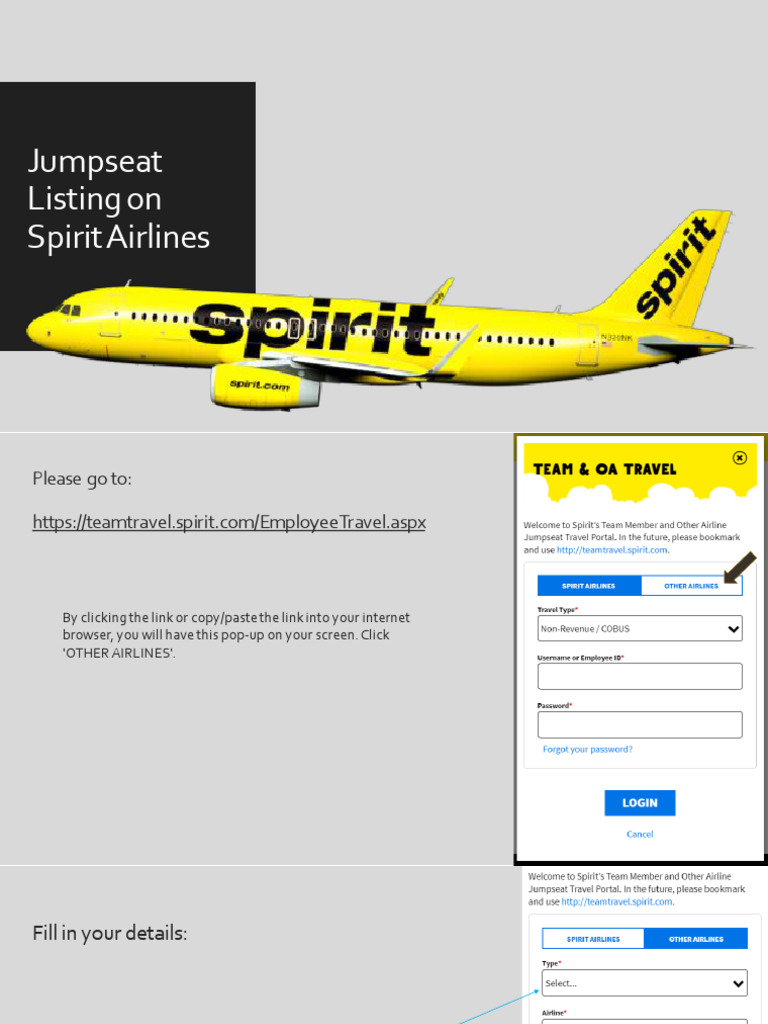 Spirit Airlines Jumpseat Guide | PDF