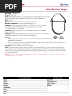 Clevis Hanger Size Specifications | PDF