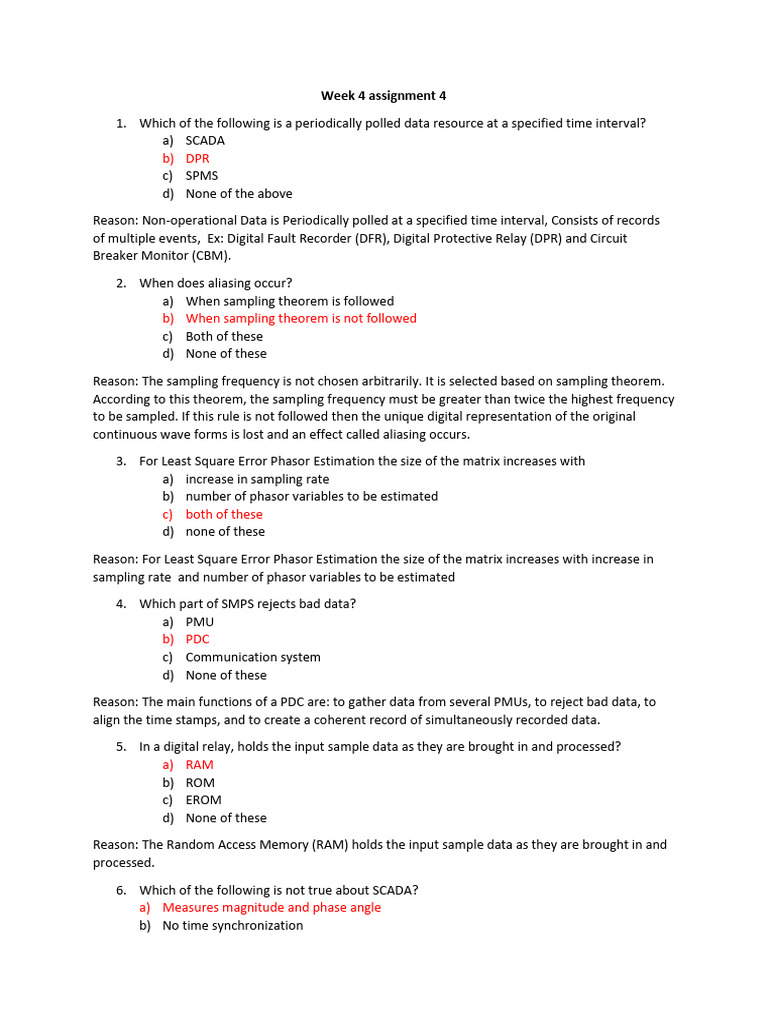 Week 4 Assignment 4 | PDF | Electrical Engineering | Electronics