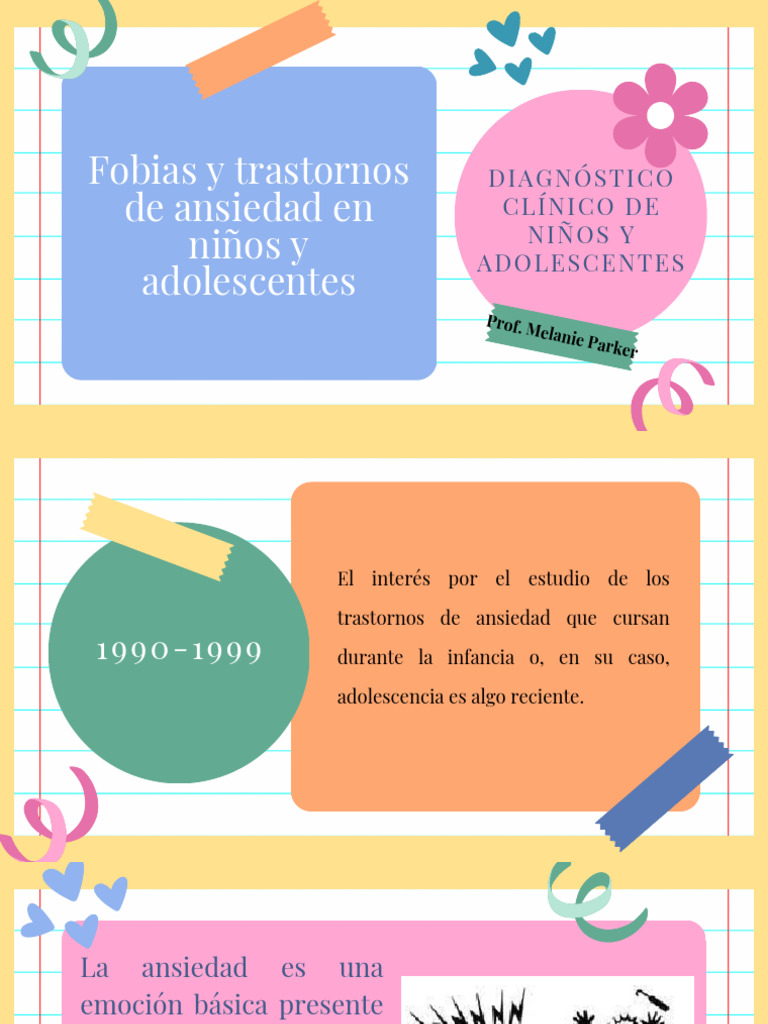 Fobias y Ansiedad en Niños y Adolescentes | PDF | Trastorno de ansiedad ...