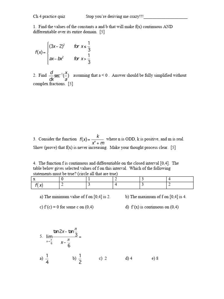 Ch 4 Practicequiz Pdf