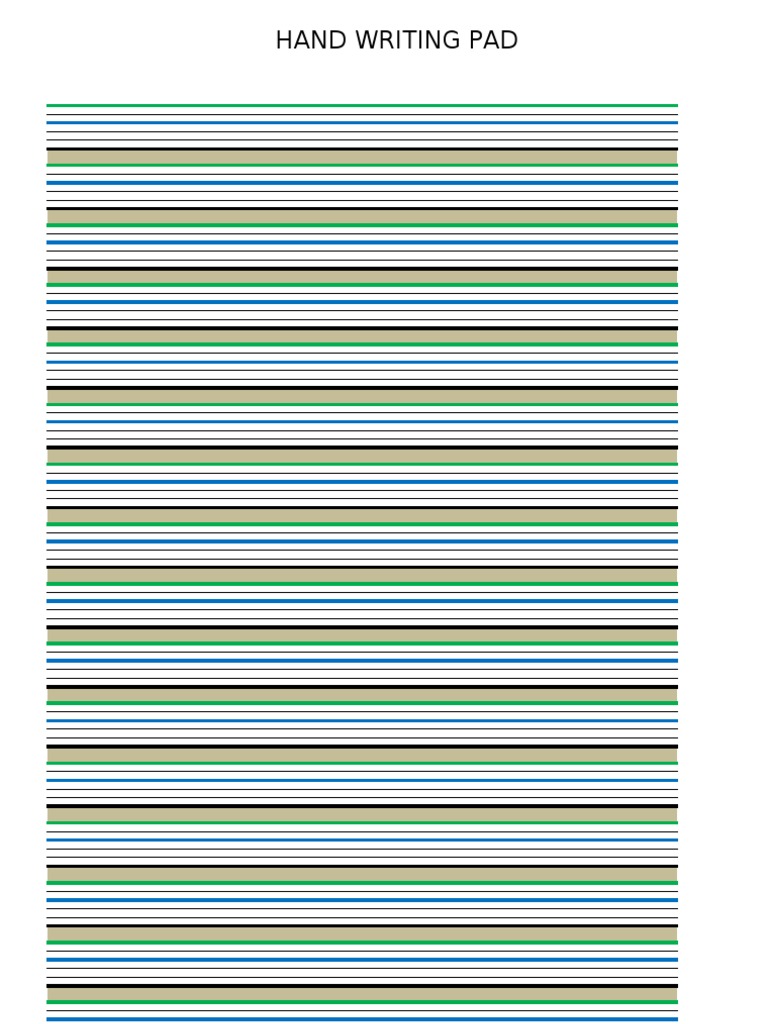 Writing Pad | PDF