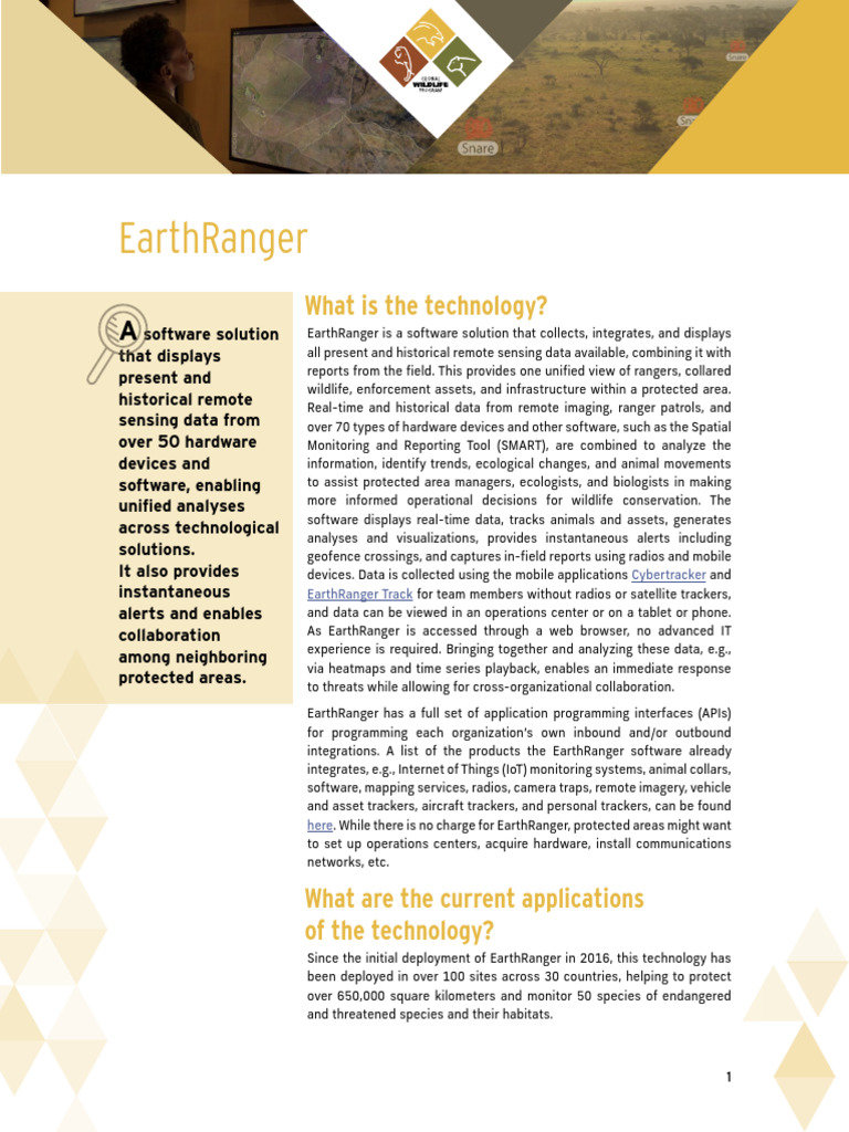 Poaching Earth Ranger Updated | PDF | Mobile App | Internet Of Things