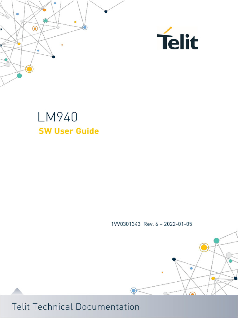 Telit Lm940 Software User Guide r6 | PDF | Computer Network | Personal ...