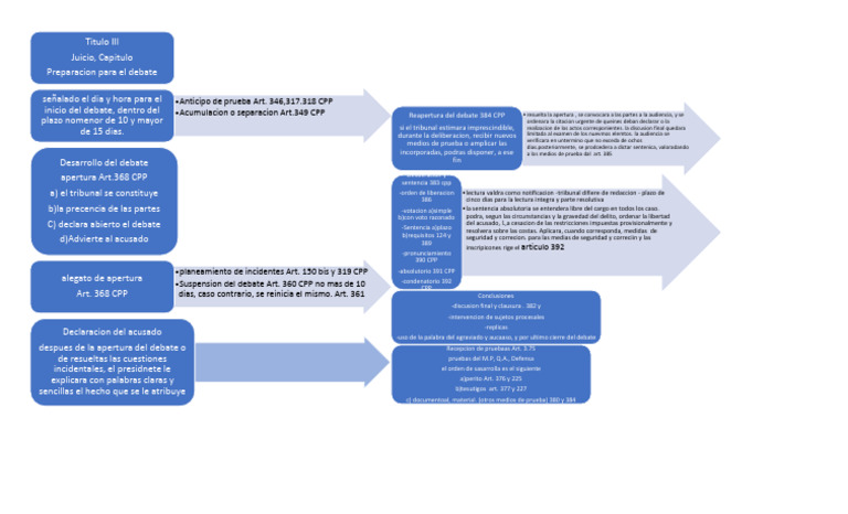 Esquema del Debate Oral en Guatemala | PDF | Justicia | Crimen y violencia